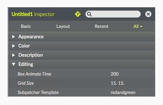 Convenient access to patcher settings in the sidebar